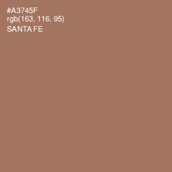 #A3745F - Santa Fe Color Image